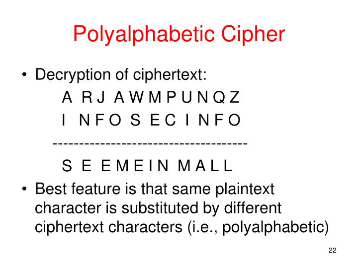 PPT - Substitution Ciphers PowerPoint Presentation - ID:3675630