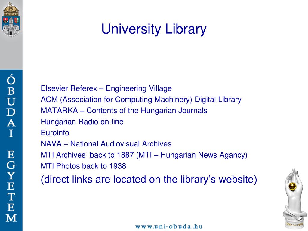 PPT - University Library PowerPoint Presentation, free download - ID:3676028