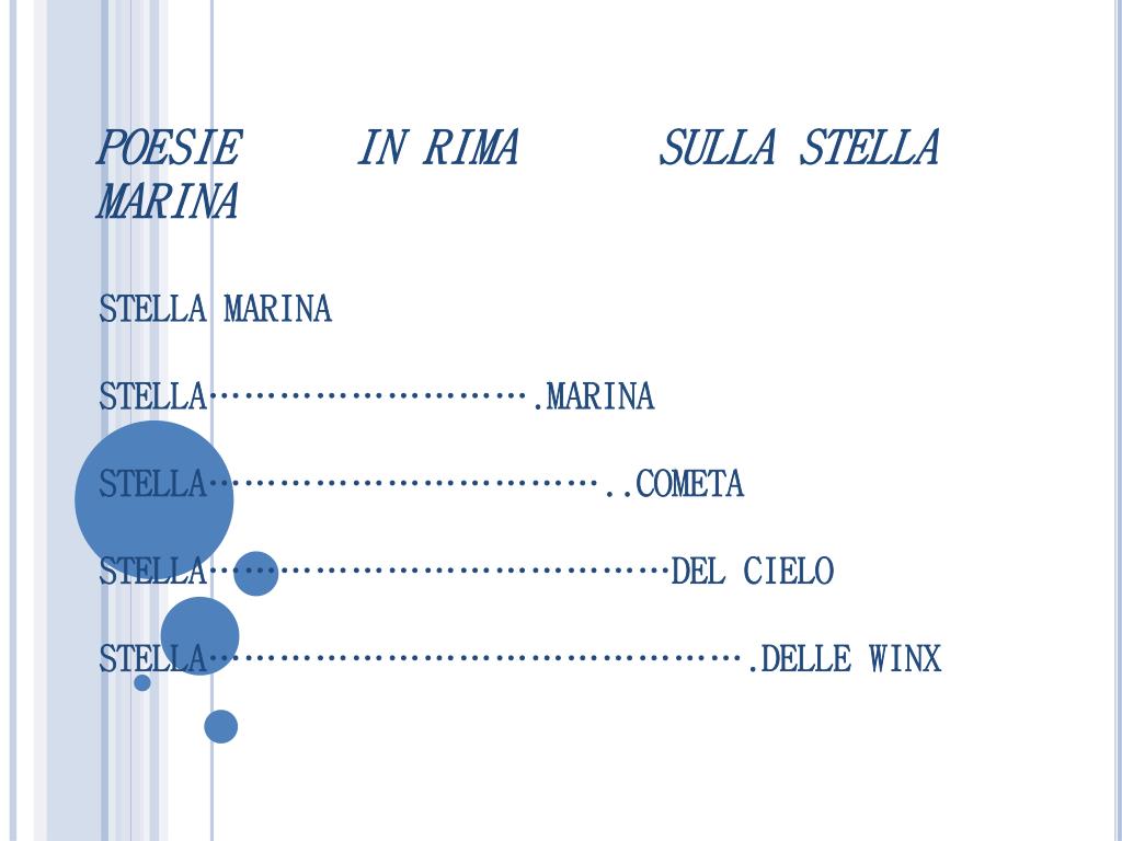 Poesie Sulla Stella Cometa Di Natale.Ppt Poesie In Rima Sulla Stella Marina Powerpoint Presentation Free Download Id 3676349