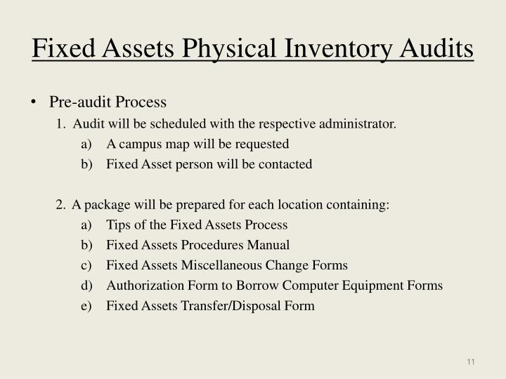 ppt fixed assets internal procedures 2008 2009 powerpoint