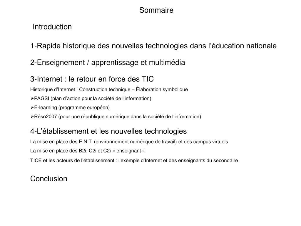 PPT  Évolution de l’établissement  l’exemple des nouvelles