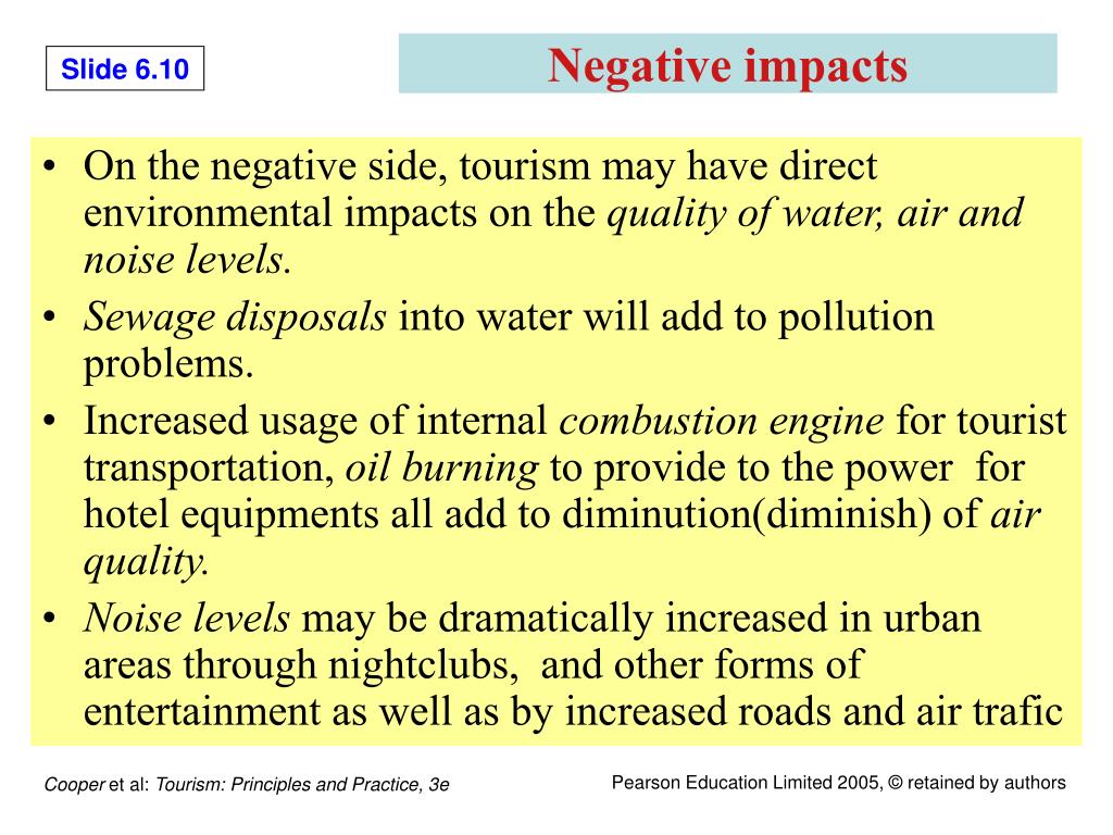 disadvantages of tourism environmental