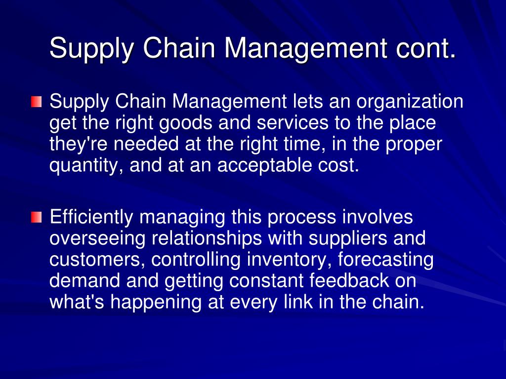 supply chain management ethics