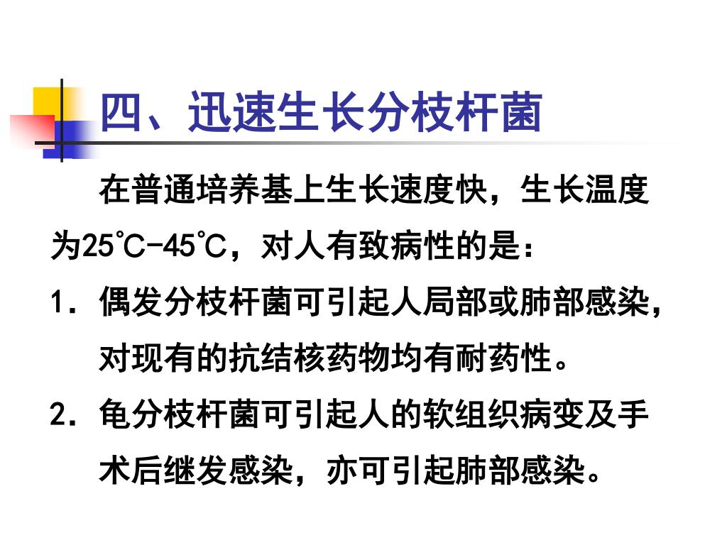 Ppt 第十三章分枝杆菌属powerpoint Presentation Free Download Id