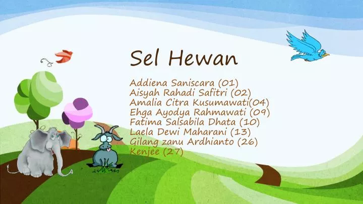  PPT  Sel  Hewan  PowerPoint  Presentation  free download 