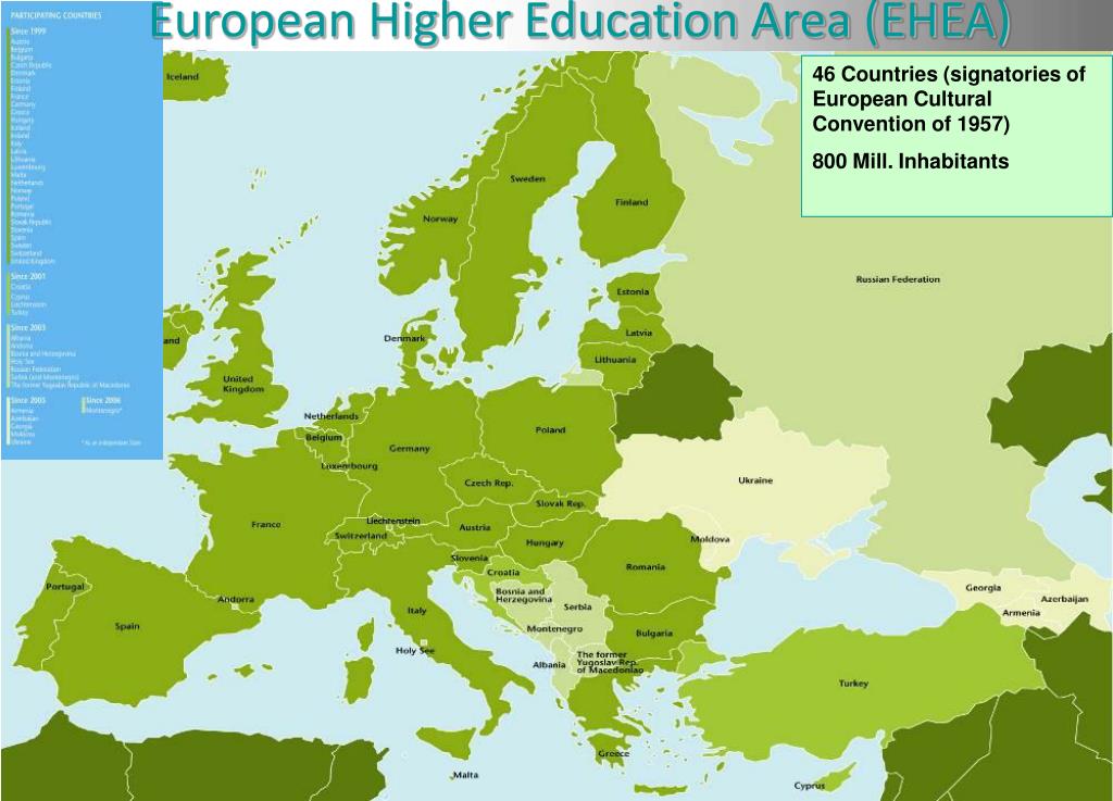 PPT - The Bologna Process – Towards the European Higher Education Area PowerPoint Presentation - ID:3679964