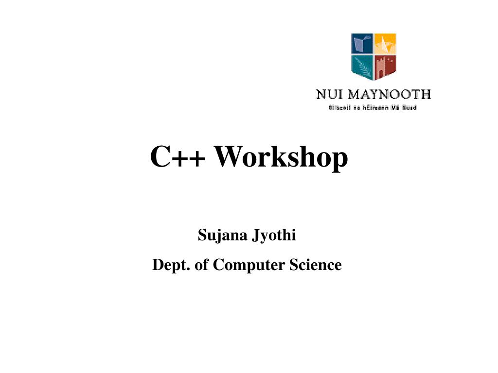 The C++ Workshop