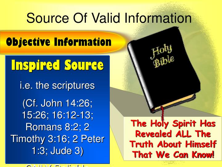 the validity of information the validity of information