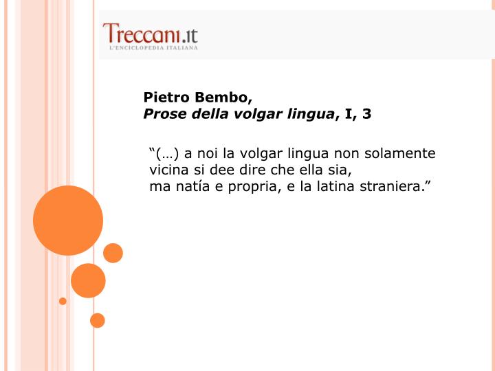 La Questione Stava Appunto Nel Pensarci