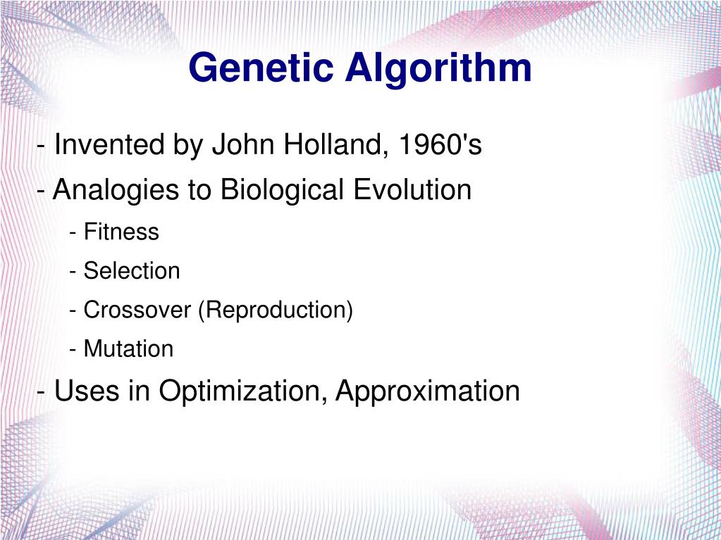 PPT - Genetic Algorithms: Solving the Traveling Salesman Problem Thomas