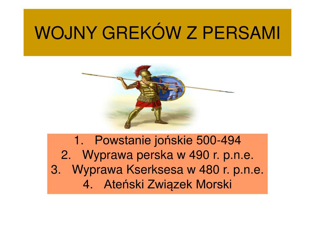 Notatka Z Lekcji Wojny Perskie PPT - WOJNY GREKÓW Z PERSAMI PowerPoint Presentation, free download