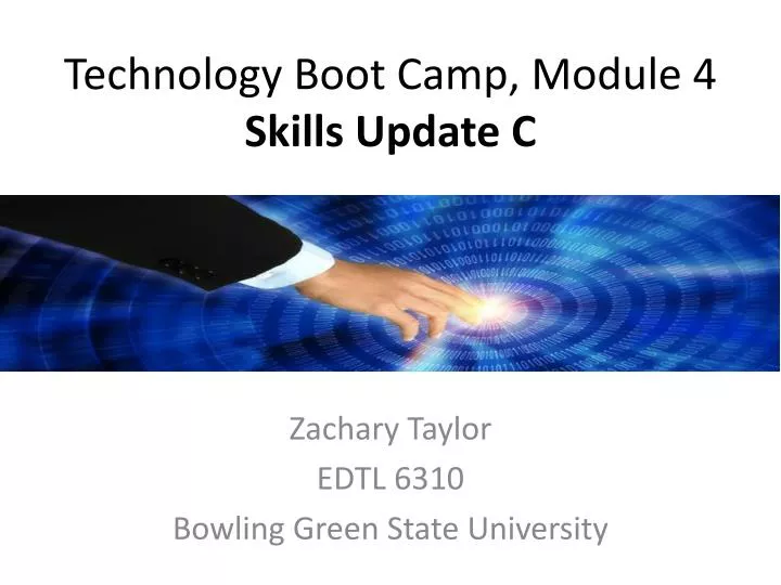 technology boot camp module 4 skills update c n.