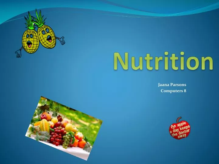 PPT - Nutrition PowerPoint Presentation, Free Download - ID:3688690