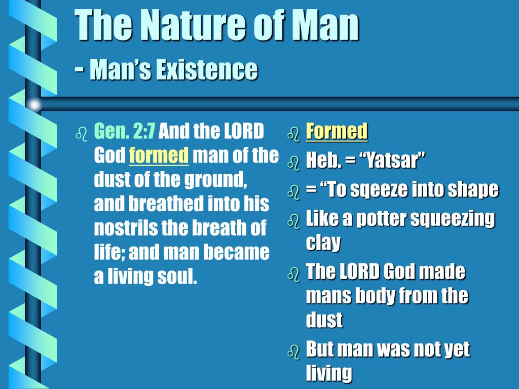 the nature of man summary essay
