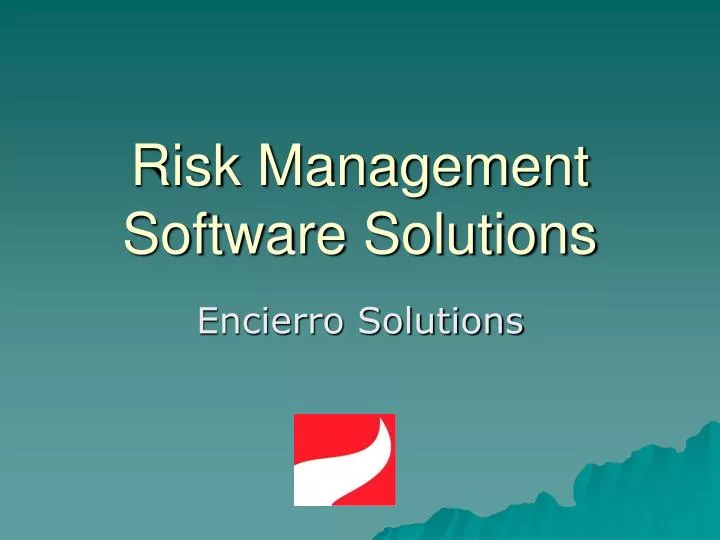 risk management software solutions n.
