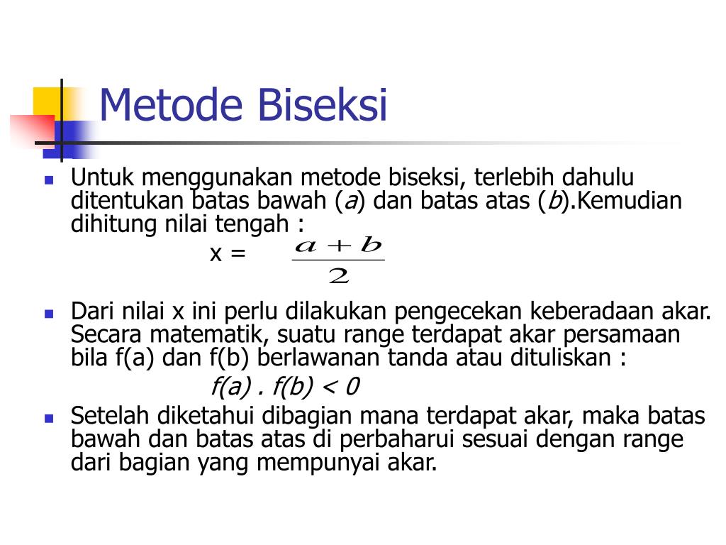 PPT - Persamaan Non Linier PowerPoint Presentation, free download - ID ...