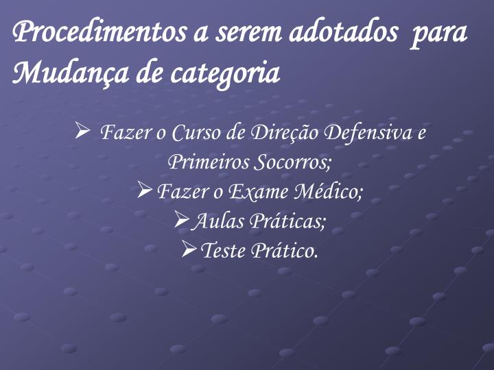 PPT - CNH - CARTEIRA NACIONAL DE HABILITAÇÃO PowerPoint 
