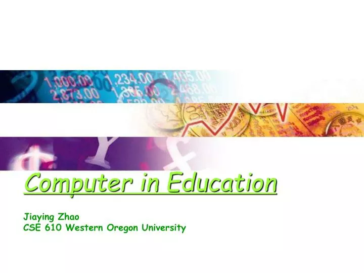 computer in education ppt