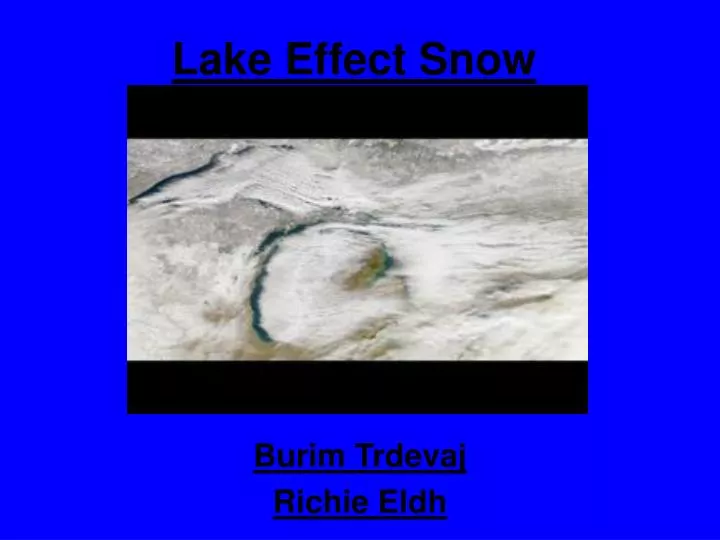 lake effect snow n.