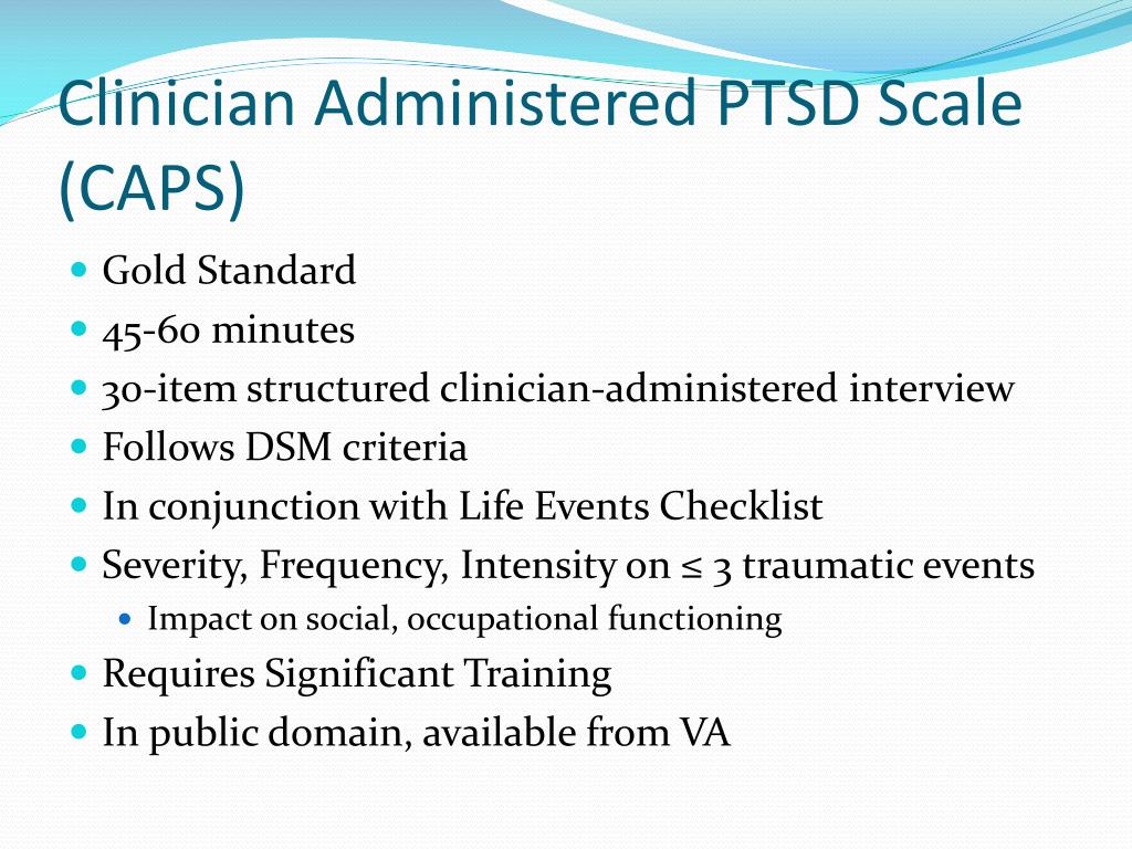 Dsm 5 Ptsd