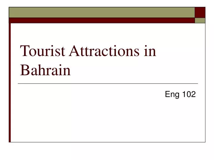 tourist attractions in bahrain n.