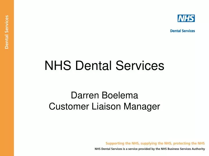 Ppt Nhs Dental Services Powerpoint Presentation Free Download Id