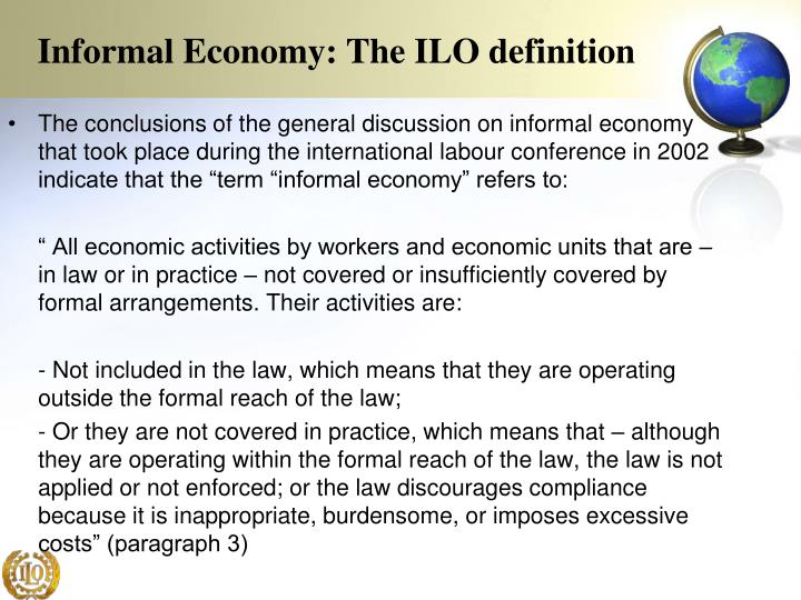 define informal economy economics best description about define informal
