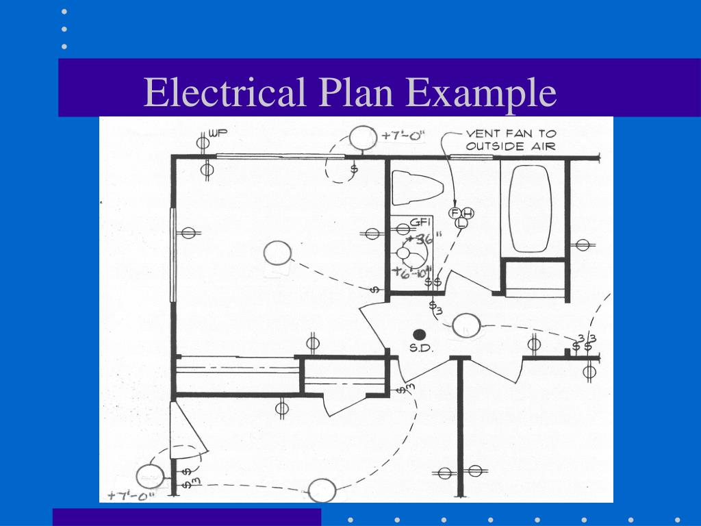 PPT Electrical  Plans  PowerPoint Presentation free 