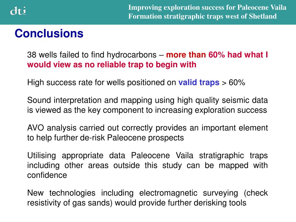 PPT - Improving exploration success for Paleocene Vaila ...