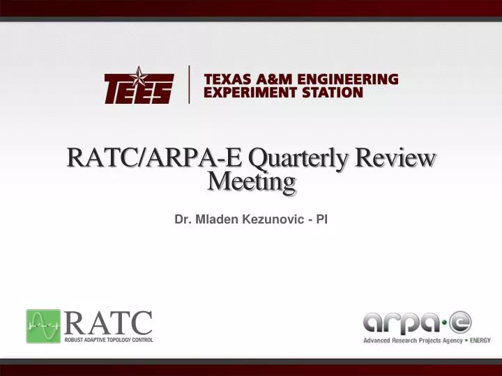 ratc arpa e quarterly review meeting n.