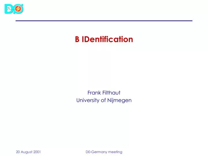 PPT - B IDentification PowerPoint Presentation, Free Download - ID:3707589