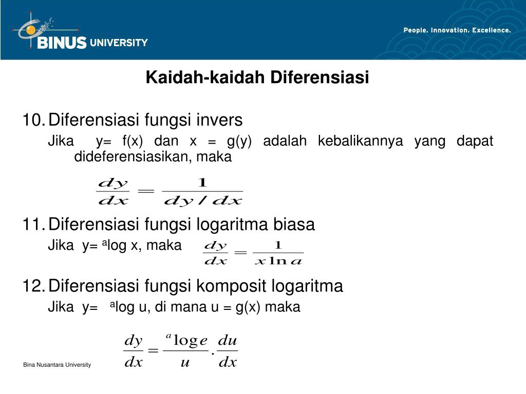 14++ Contoh Soal Diferensial Fungsi Sederhana Matematika
