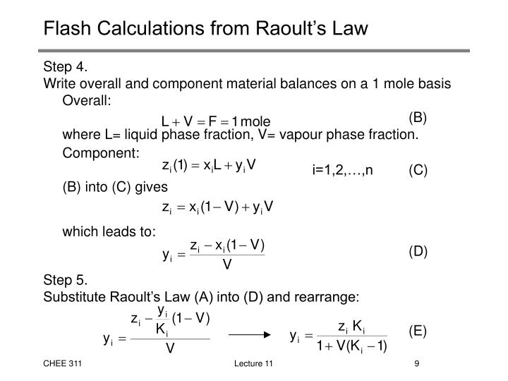 PPT - 4. P,T-Flash Calculations PowerPoint Presentation - ID:3708577