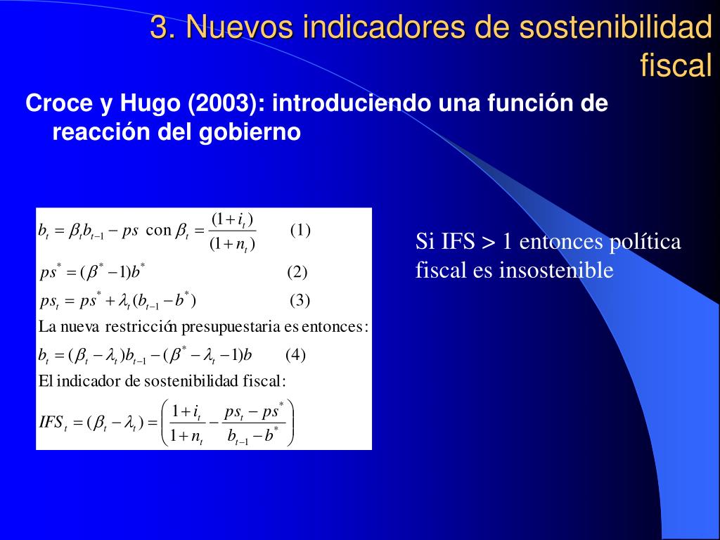 PPT - Indicadores De Sostenibilidad De La Deuda Pública En América ...