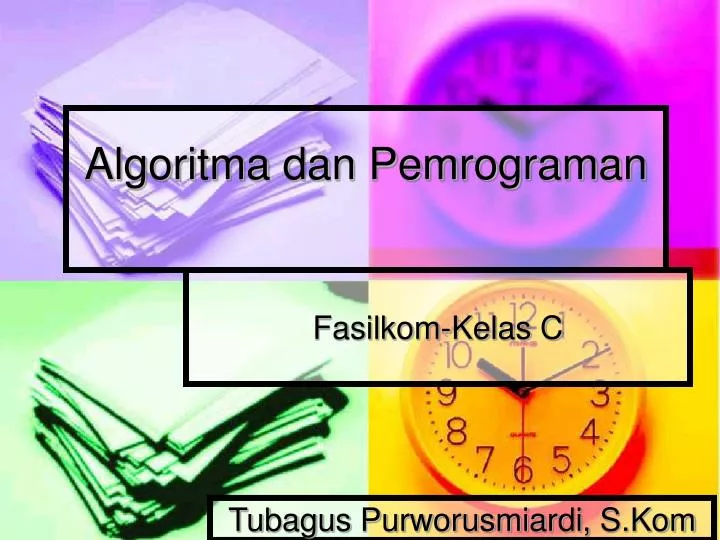 PPT - Algoritma dan Pemrograman PowerPoint Presentation, free download ...