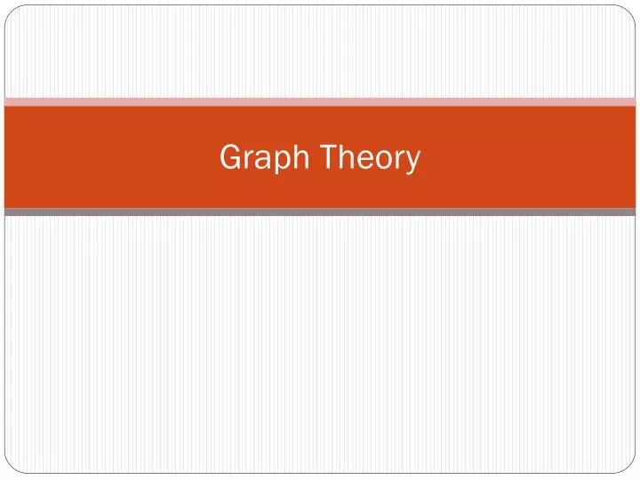 graph theory ppt presentation download