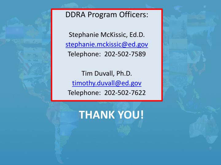 Doctoral dissertation research abroad program