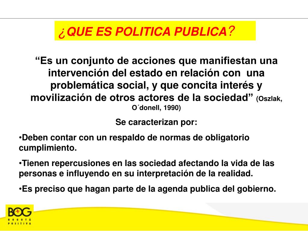 Ppt ¿ Que Es Politica Publica Powerpoint Presentation Free