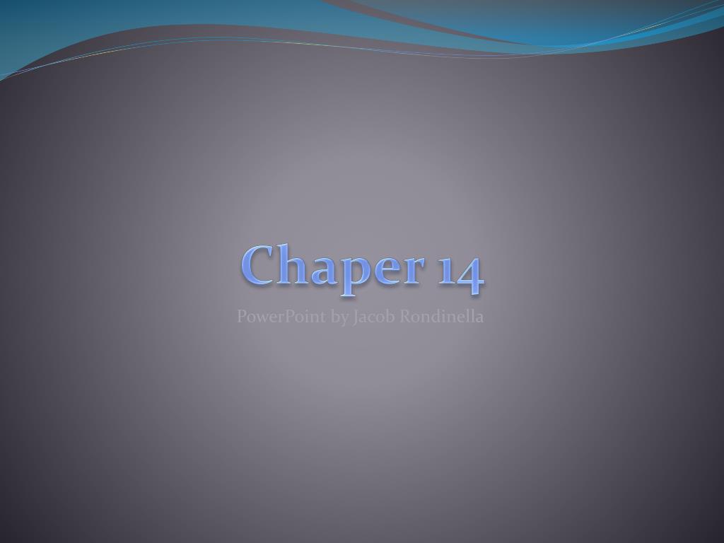 chaper 14