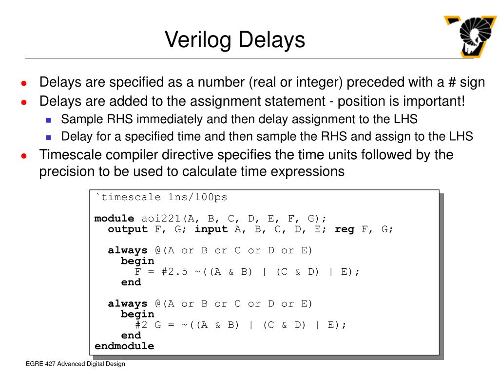 verilog variable delay assignment