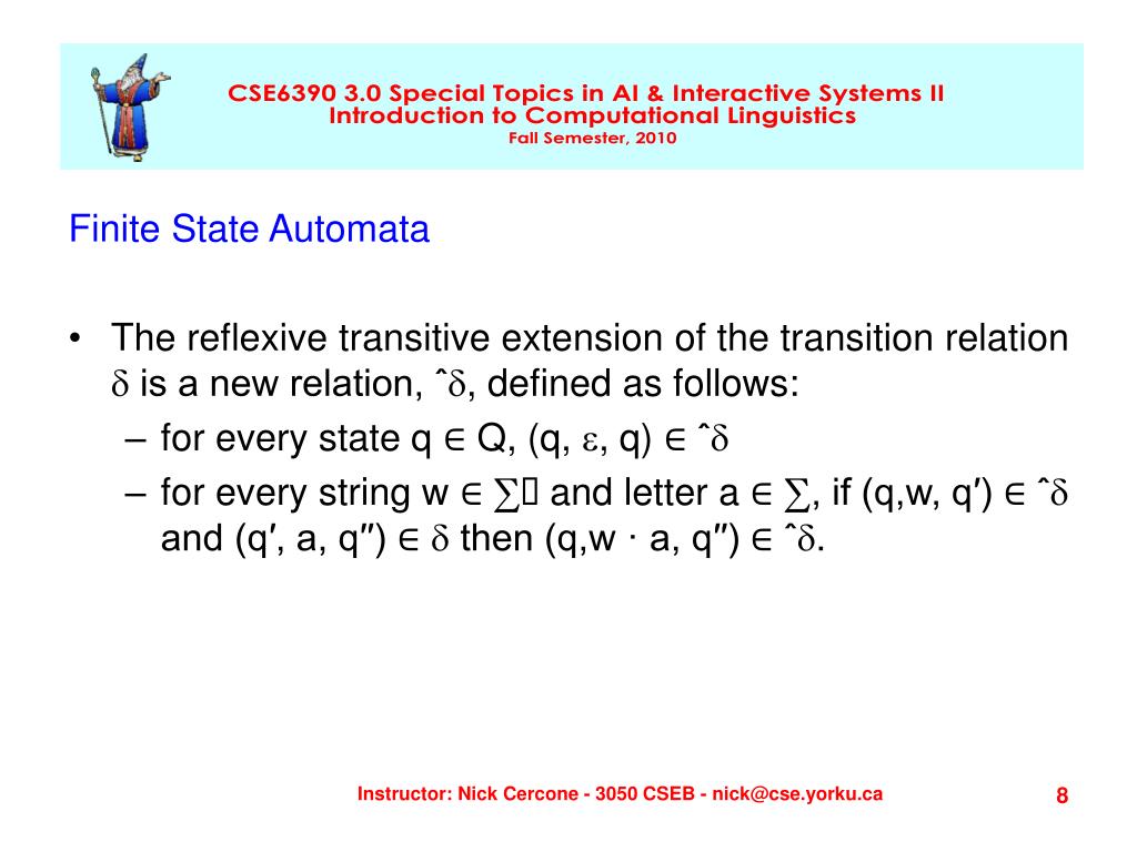 Ppt Nl Grammar Hierarchies Regular Expressions Finite State Automata