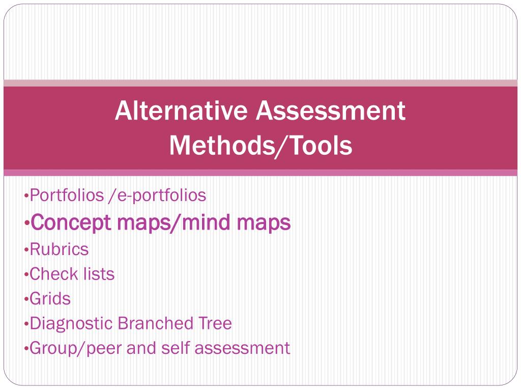 PPT Alternative Assessment PowerPoint Presentation Free Download 