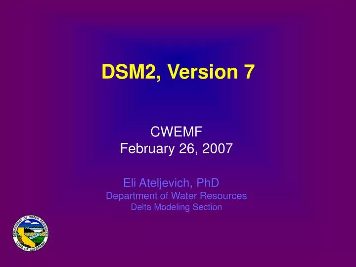 dsm2 version 7 n.