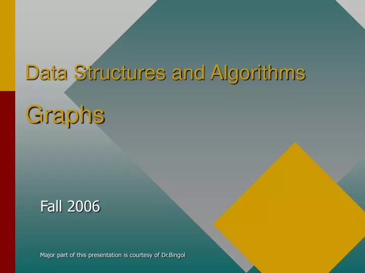 PPT - Data Structures and Algorithms Graphs PowerPoint Presentation ...