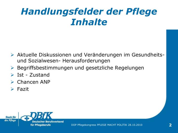 4 Handlungsfelder Der Pflege PPT - Handlungsfelder der Pflege PowerPoint Presentation - ID:3715444
