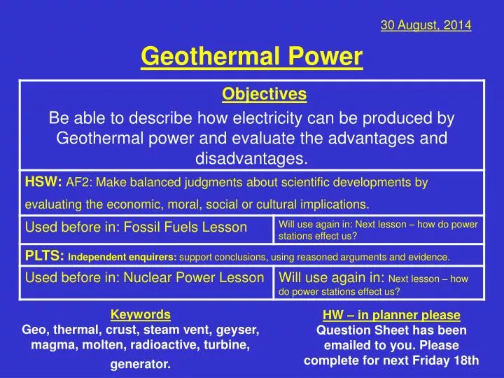 Ppt Geothermal Power Powerpoint Presentation Free Download Id 3715849