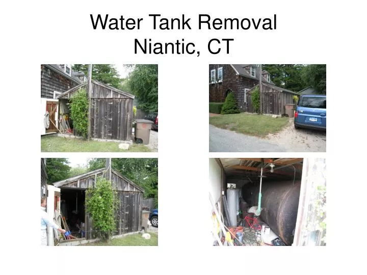 water tank removal niantic ct n.