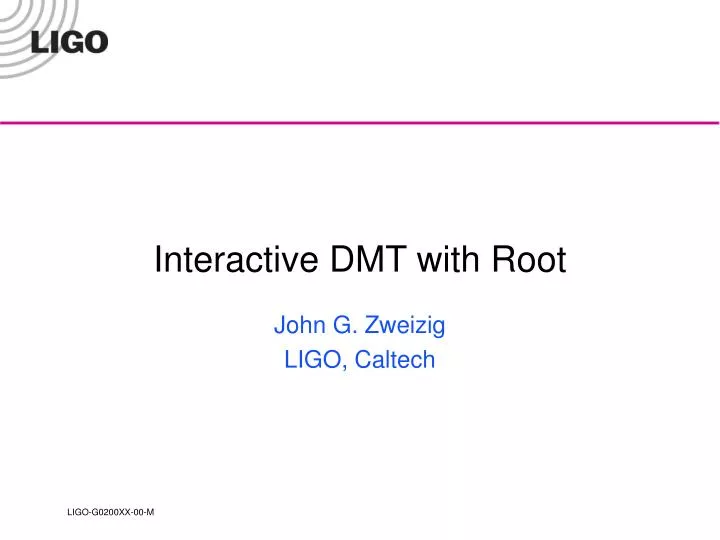 interactive dmt with root n.