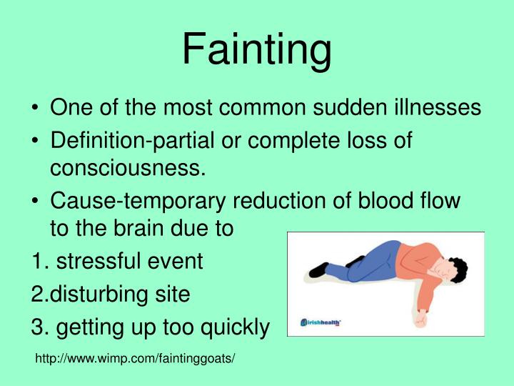 fainting causes
