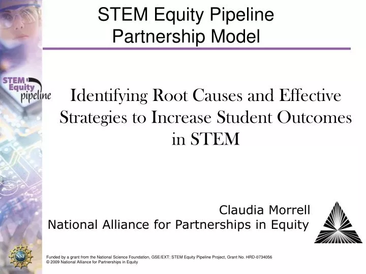 PPT STEM Equity Pipeline Partnership Model PowerPoint Presentation